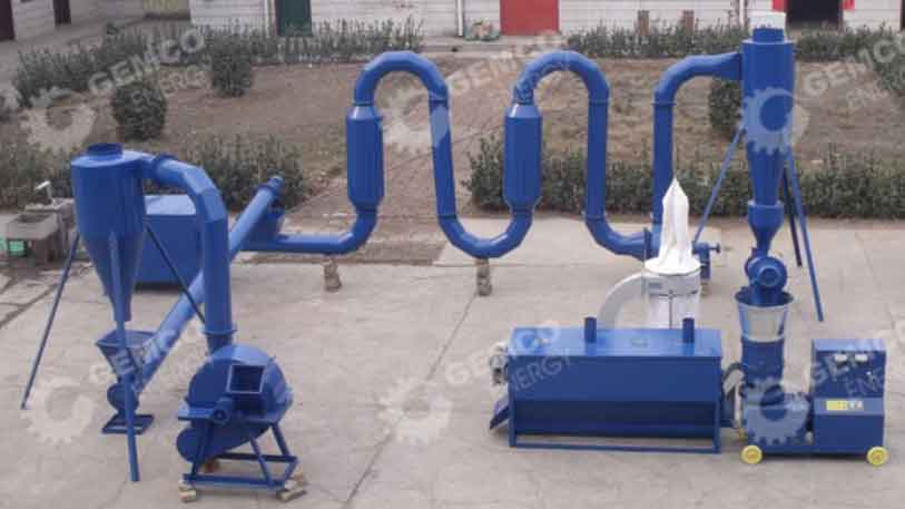 200-500 kg/h small pellet mill