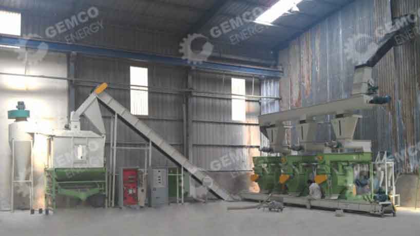 4-5ton/h EFB pellet plant in Serbia