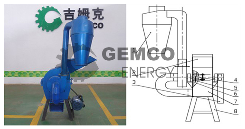 diesel engine driven type structure