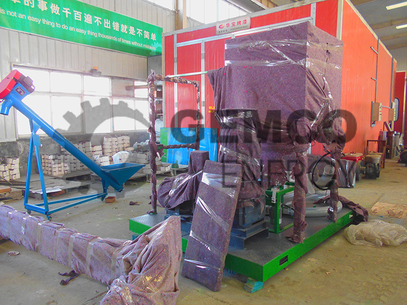 paper pellet plant ready for shipping