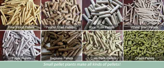 small wood pellet plant process all kinds of raw materials